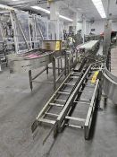 Assorted Conveyor Frames: (2) Long Straight, (1) Incline, (1) Long 90°, (2) Short 90°, (1) Long 45°
