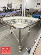 Food Process Systems 90° Wire Belt Conveyor: 54” x 43”, Model: H4000, S/N: 1833D1
