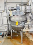Hamilton 60 Gallon S/S Kettle, S/N: B774-2 with Paddles and Side Scrape Agitation (Pump not