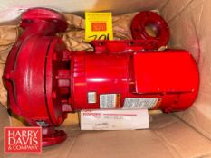 Bell and Gossett Pump, Model: 2A5 with 2 HP 1,800 RPM Motor