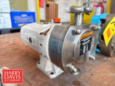 Alfa Laval Positive Displacement Pump, Model: SRU2/013/HS