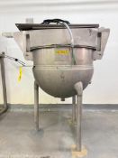 Hamilton 60 Gallon S/S Dough Distributor Kettle, S/N: A4961 with Paddles and Side Scrape Agitation
