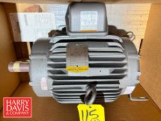 Baldor 15 HP 1,700 RPM Motor