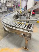 S/S Gravity Conveyor: 5' x 19” with 90° Turn