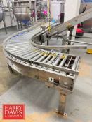 S/S Gravity Conveyor: 5' x 19” with 90° Turn