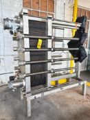Alfa Laval 1-Zone S/S Plate Heat Exchanger, Model: MK15-BWFD, S/N: 30105-56749
