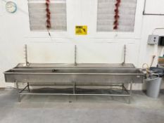 S/S COP Trough: 12’ Length x 23” Width