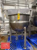 Hamilton 60 Gallon S/S Kettle with Paddles and Side Scrape Paddle