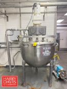 Hamilton 150 Gallon S/S Kettle, S/N: A9001 with Paddles and Side Scrape Agitation
