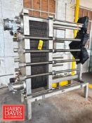 Alfa Laval 1-Zone S/S Plate Heat Exchanger, Model: MK15-BWFD, S/N: 30105-56749