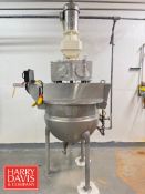 Hamilton 60 Gallon S/S Dough Distributor Kettle, S/N: B774-1 with S/S Paddles, Side Scrape Agitation