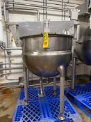 Hamilton 60 Gallon S/S Kettle with Paddles and Side Scrape Paddle