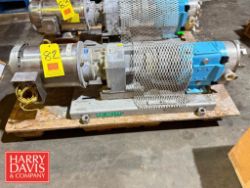 Ampco Positive Displacement Pump: Mount on S/S Base, Model: RB2PI-030-50