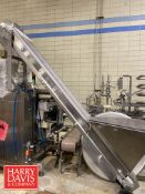 Helix S/S Frame Elevating Conveyor with Hopper (Location: Salt Lake City, UT)