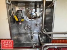 Damrow 15,000 Gallon Jacketed S/S Silo with Horizontal Agitation