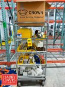 S/S Cart with Assorted PVC Fittings