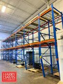 Sections: Pallet Rack: 8' and 4' Width x 16' Height x 7' Depth with Rollers