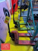 (2) Toyota and Clark Pallet Jacks