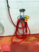 Water Mix Station with Hose with Nozzle and Chemical Hose with Nozzle