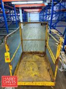Forklift Man Cage: 4' Length x 3' Width