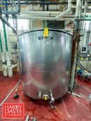 Mojonnier 4-Zone Jacketed S/S Processor, Model: Mi 1000, S/N: 1621 with Vertical Agitation