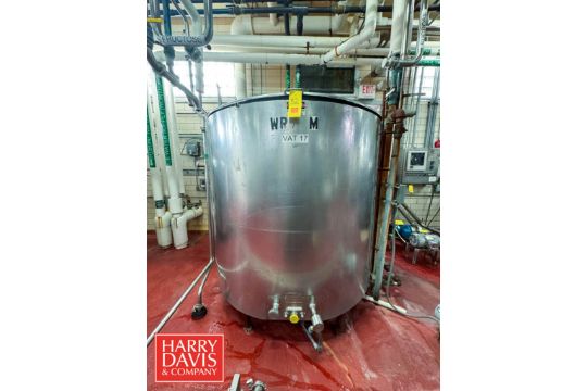 Mojonnier 4-Zone Jacketed S/S Processor, Model: Mi 1000, S/N: 1621 with ...