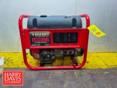 Husky 5000 Watt Portable Generator, Model: HU40500G S/N: BM12940243