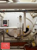 4,000 Gallon Jacketed Horizontal Tank with Vertical Agitation