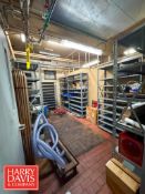 Contents of Room, Including: (5) Racks, Miller Thunderbolt AC/DC Portable Welder, Assorted Parts and