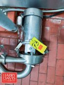 Alfa Laval Centrifugal Pump, Model: 9633406716 with 5 HP 1,745 RPM Motor: Mounted on S/S Base