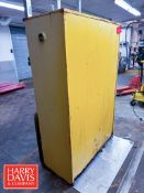 Flammable Storage Cabinet with Industrial Dolly: 44