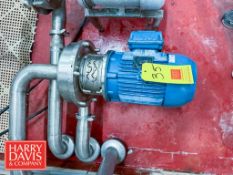 Alfa Laval Centrifugal Pump with 5 HP 1,750 RPM Motor: Mounted on S/S Base