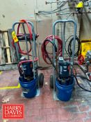 Leeson Portable Oil Pump with 1 HP 1,725 RPM Motor and Leeson Portable Glycol Pump with 1 HP 1,725