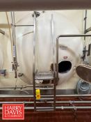 4,000 Gallon Horizontal Jacketed Tank with Spray Ball