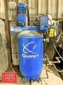 Quincy Air Compressor, Model: QT5VT00014, S/N: 20070119-0042