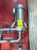 Alfa Laval Centrifugal Pump with 5 HP 1,760 RPM Motor: Mounted on S/S Base