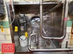 Damrow 30,000 Gallon Silo, S/N: 18346 with Horizontal Agitation, Inlet/Outlet Valves , Gauges and