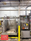 Dairy Conveyor Palletizer with Allen-Bradley PanelView C600 Touch Screen HMI