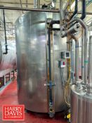 Cherry Burrell 2,000 Gallon Jacketed S/S Blend Tank, S/N: 2000 PAE PDA 863020 with Vertical