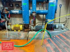 Flowserve Centrifugal Pump, Model: D824-4X3X6F with 25 HP 3,520 RPM Motor, Flowserve Centrifugal