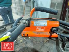 55 Gallon Drum with Drum Dolly and Super Handy Fuel Transfer Pump