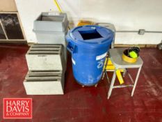 Poly 500 LB Capacity 2-Step Stool, Trash Bins, Stools and Mop Bucket