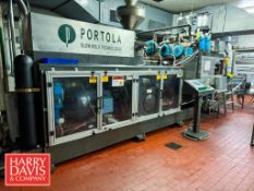 Portola 6-Wide Gallon Blow Mold, Cooling Bed Trimming Tester, Jug Inspection System, Allen-Bradley