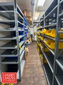 Steel Storage Racks, 2-Section Pallet Rack S/S Cart and A-Frame Ladder: 4’