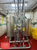 2 x 2-S/S Tank CIP System, Including: Sani Matic, (3) Centrifugal Pump, Angle Line Filters,