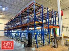Sections: Pallet Rack: 8' and 4' Width x 16' Height x 7' Depth with Rollers