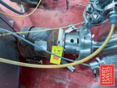 Alfa Laval Centrifugal Pump with 7.5 HP 1,770 RPM Motor: Mounted on S/S Base