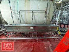 S/S COP Trough: 10’ x 20” x 20