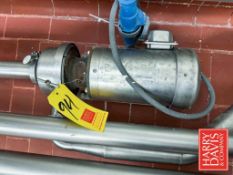 Centrifugal Pump with 1 HP 1,750 RPM Motor: Mounted on S/S Base