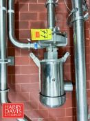 Fristam Centrifugal Pump, Model: FPX 3541-185 with 5 HP 1,765 RPM Motor: Mounted on S/S Base